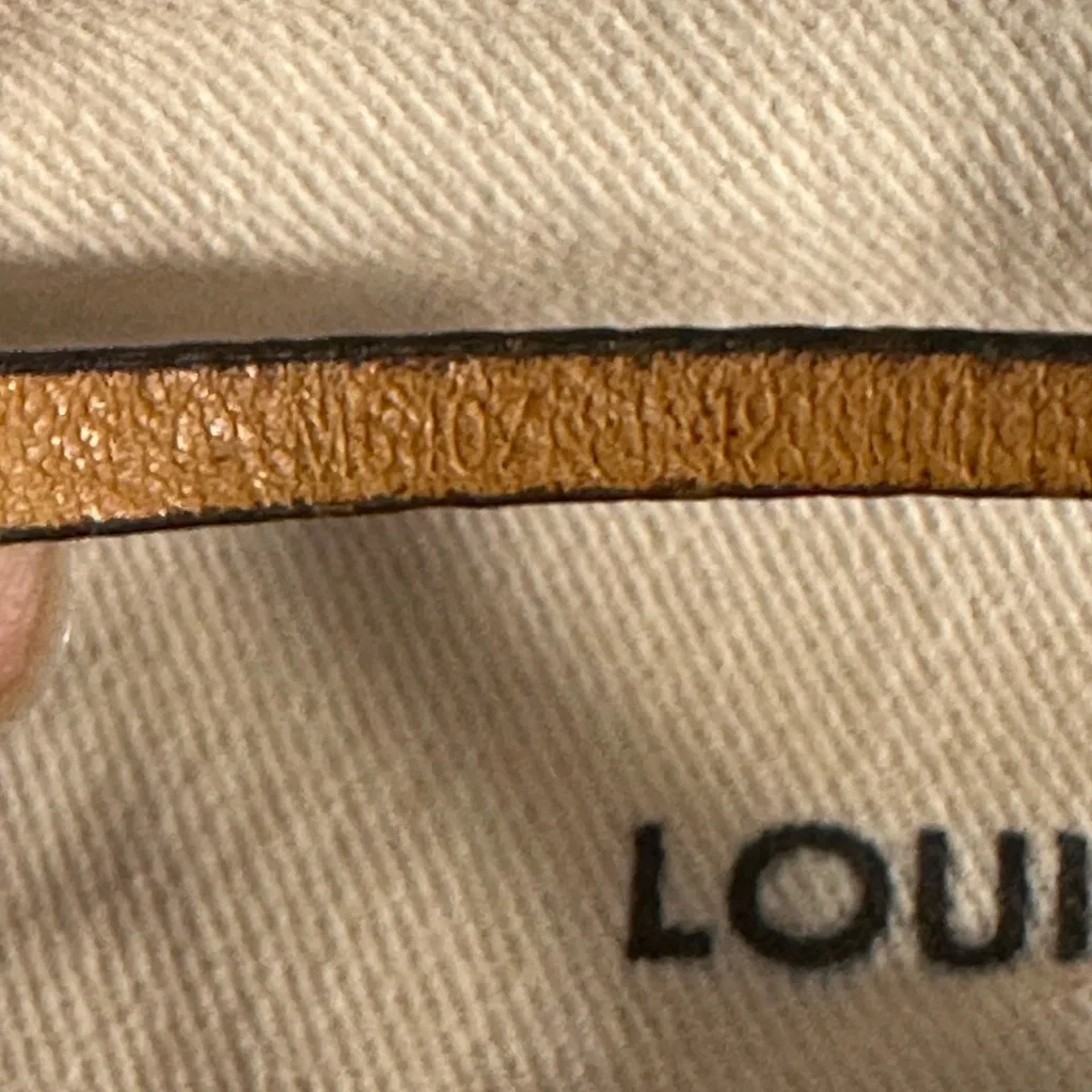 Louis Vuitton Monogram Bracelet with Gold Accents - Picture 5 of 6